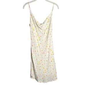 Elodie White Printed Spaghetti Strap Sundress Size Large